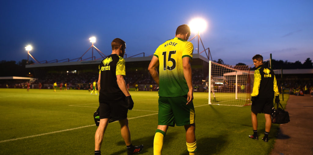 These Norwich fans react to Timm Klose’s injury against Crawley