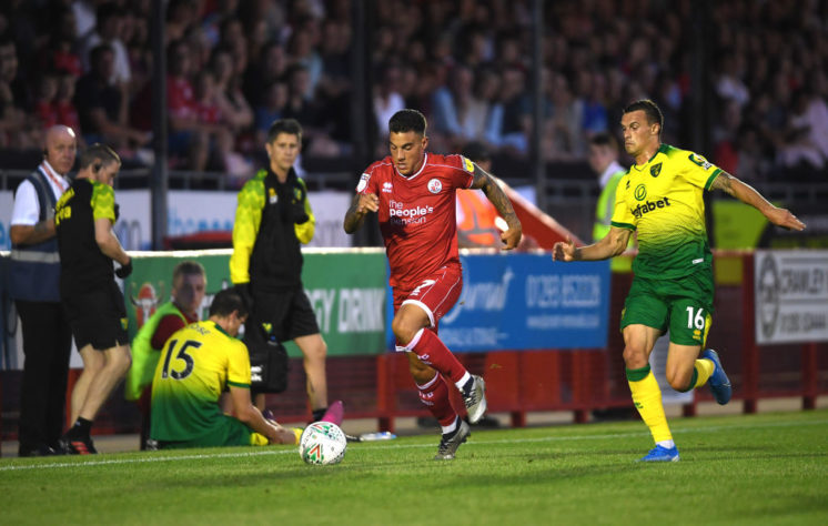Crawley Town v Norwich City - Carabao Cup Second Round Mike Hewitt/Getty Images Sport